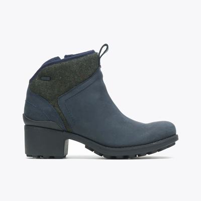 Merrell Chateau II Mid Pull Waterproof Kängor Dam Marinblå (SE872416)